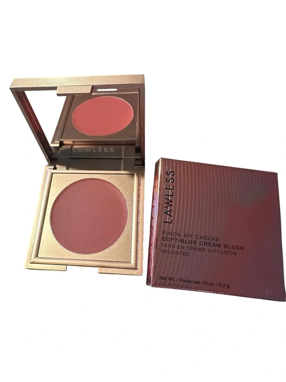 LAWLESS Pinch My Cheeks Soft-Blur Cream Blush - Duchess color